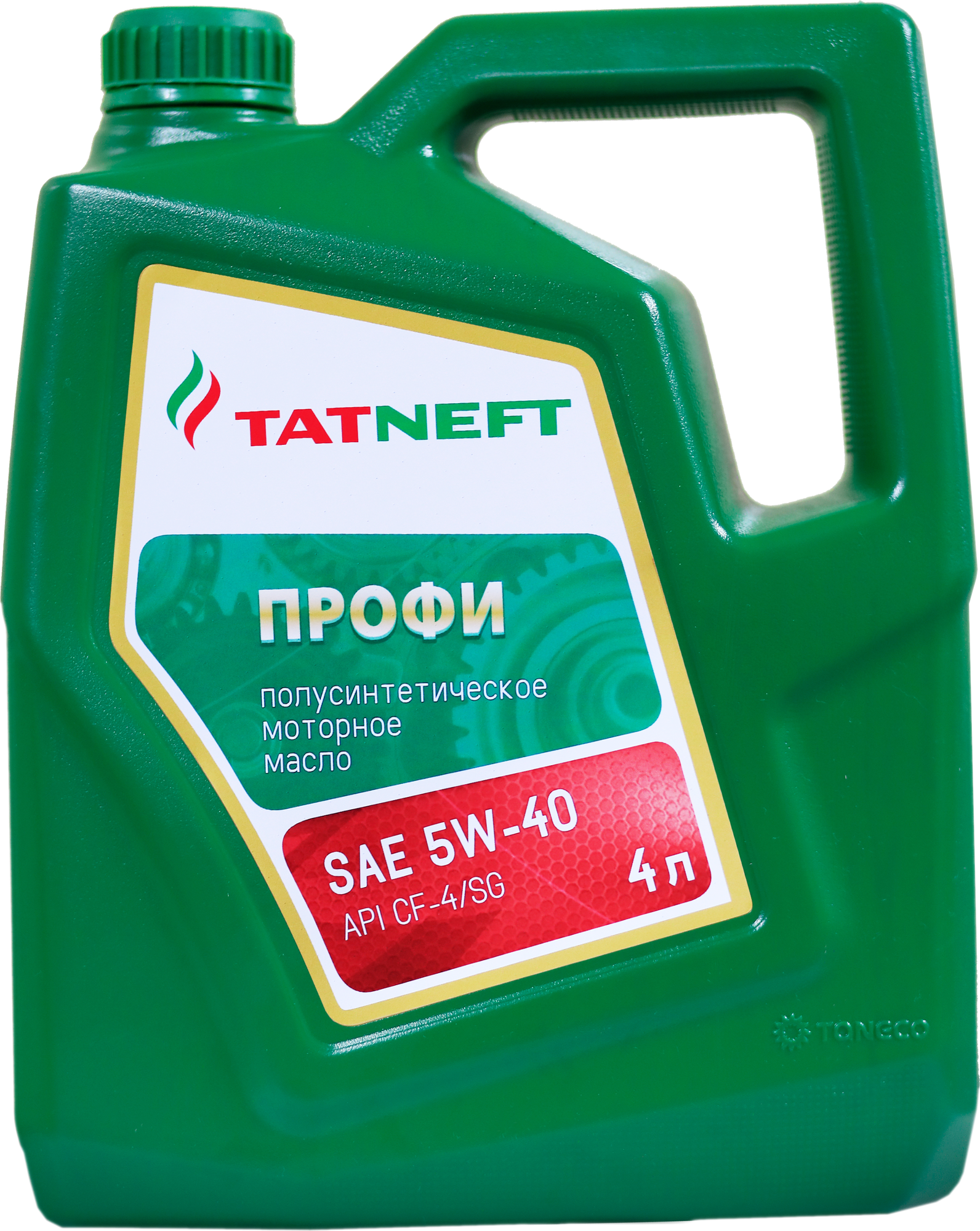 Полусинтетическое моторное масло Татнефть Профи 5W-40, 4 л