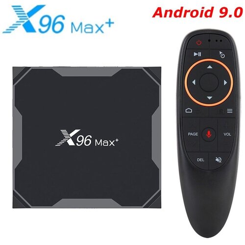 Комплект: TV X96 Max Plus 4/32 ГБ + Пульт c голосовым управлением G10 Air