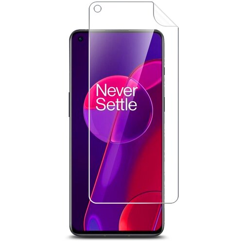 Защитная пленка на OnePlus 9RT (ВанПлюс 9РТ) на Экран прозрачная гидрогелевая с олеофобным покрытием силиконовая клеевая основа полноклеевое, Brozo