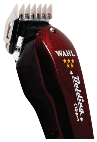 Wahl Hair clipper Balding 5star Машинка для бритья головы красная вибрационная, насадки 1.4, 4.5 мм - фотография № 2