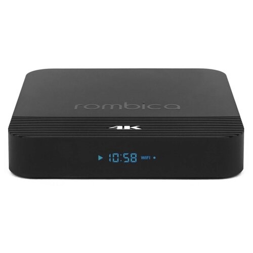 Медиаплеер Rombica Smart Box F2, черный mxq pro 4k hd android 7 1 tv box smart tv google voice assistant netflix youtube media player 2 4gwifi 1gb 8gb set top box