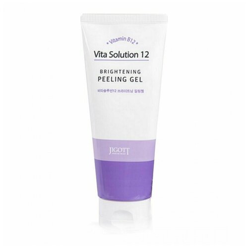 JIGOTT, Пилинг-гель для лица Vita Solution 12 Brightening Peeling Gel, 180 мл.