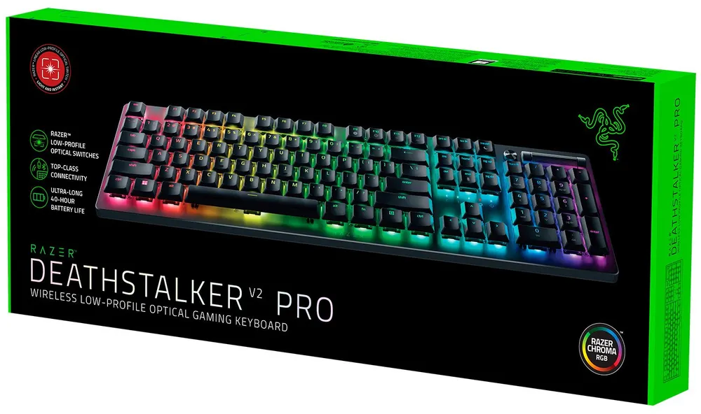 Клавиатура Razer RZ03-04500800-R3R1 оптомеханическая Red, 105 кл, USB, черная - фото №10