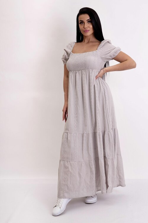 Женское платье вечернее Соната Белый 44-46 Трикотаж Lika Dress