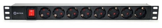 Блок розеток 5BITES PDU819P-08 8S, 1U, 19"