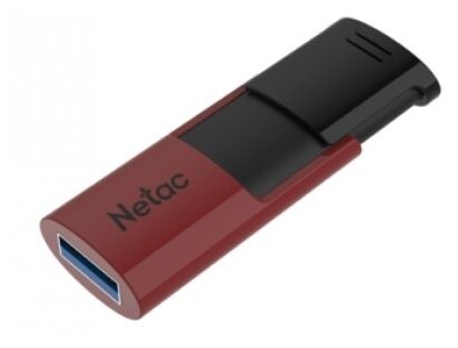 Накопитель USB 3.0 128GB Netac NT03U182N-128G-30RE U182 чёрно-красный