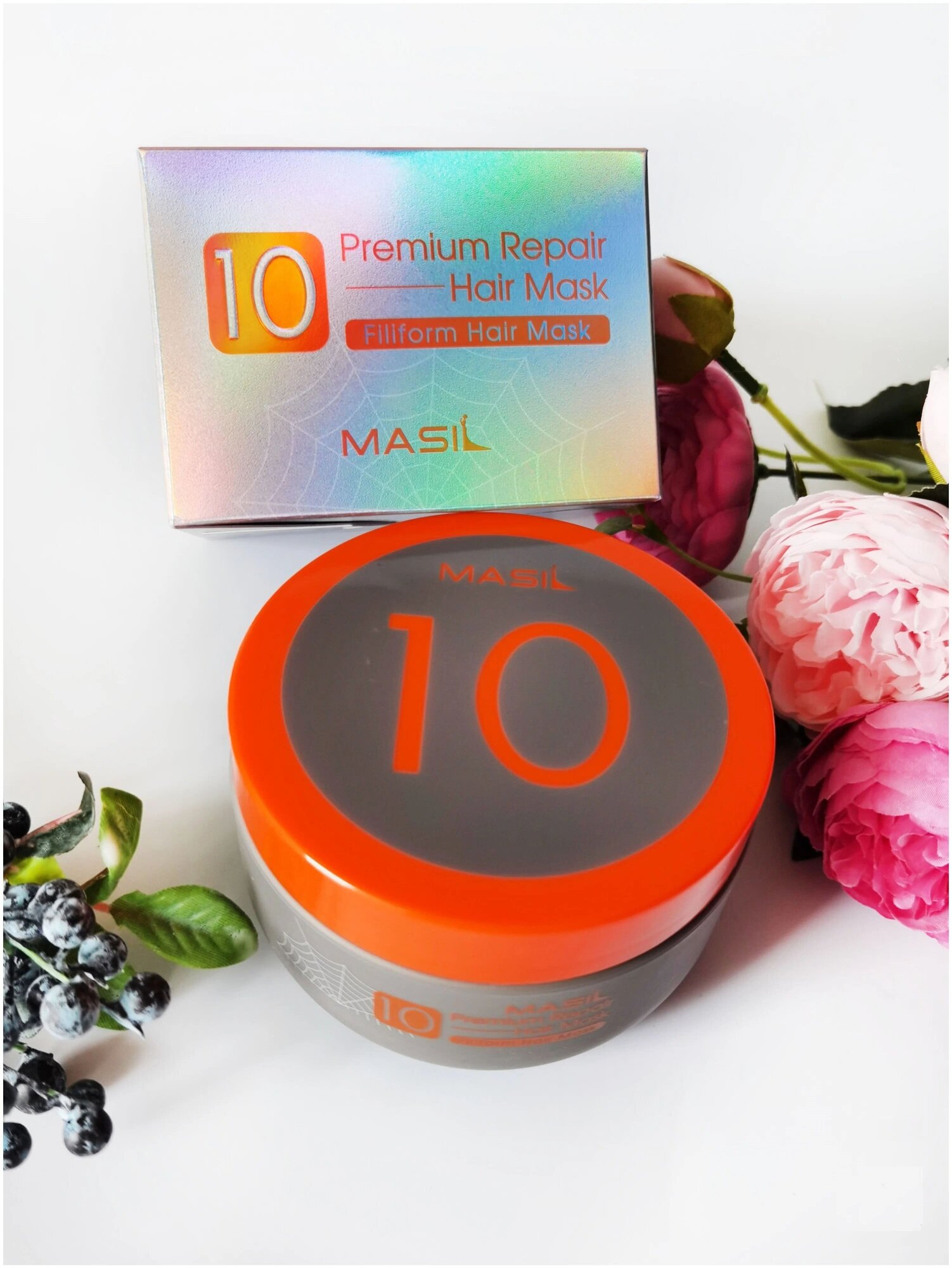 Маска для волос восстанавливающая Masil 10 Premium Repair Hair Mask, 300 мл - фотография № 1