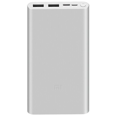 фото Внешний аккумулятор xiaomi mi power bank 3 10000mah 18w fast charge серебро