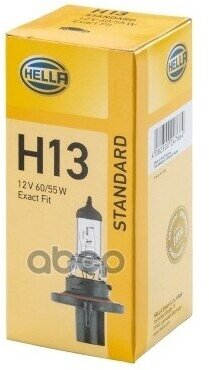 Лампа Накаливания, H13 12V 60/55W P26,4T HELLA арт. 8GJ 008 837-121