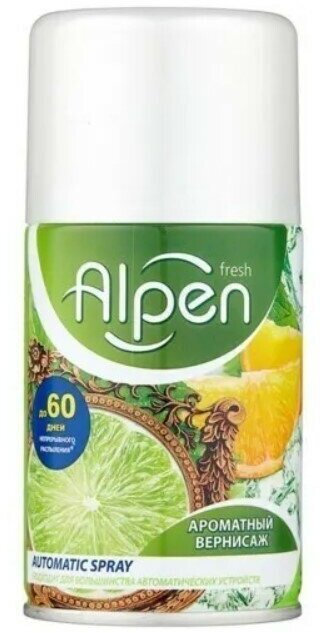 Alpen Сменный блок для автоматической системы сухого распыления Ароматный вернисаж,250 мл
