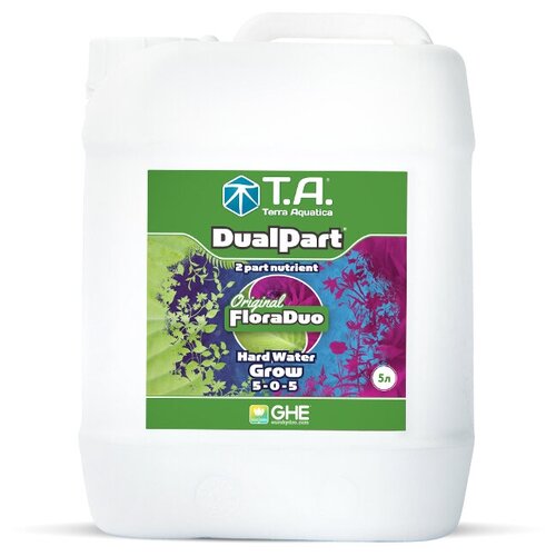 удобрение для жесткой воды t a dualpart grow hw ex ghe floraduo grow hw 1 л Удобрение Terra Aquatica DualPart Grow HW 5 л