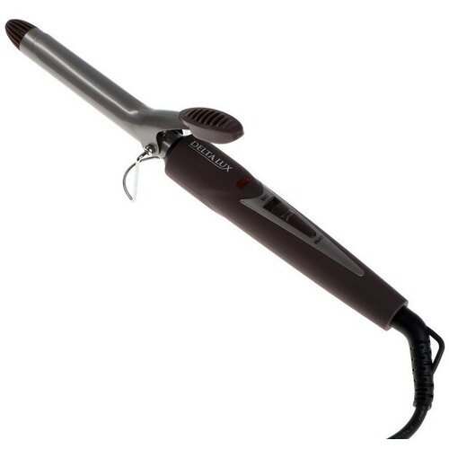 Плойка DELTA LUX DL-0630 25 Вт керамическое покрытие d19 мм до 180С чёрно-коричневая 240800₽