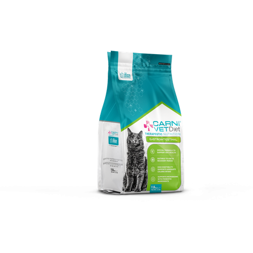 CARNI Vet Diet CAT GASTROINTESTINAL Лечебный сухой корм для кошек при расстройствах ЖКТ 1,5кг