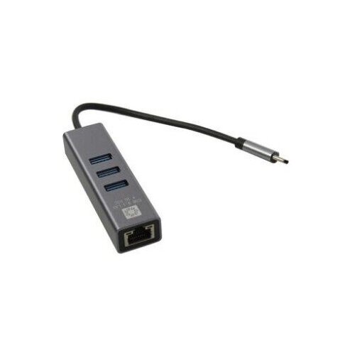 Сетевая карта USB 3.1 Type-C 5bites UA3C-45-12BK, 10\/100\/1000 Мбит\/с, габариты 16x9x2 см, вес 0.23 кг, гарантия 6 месяцев