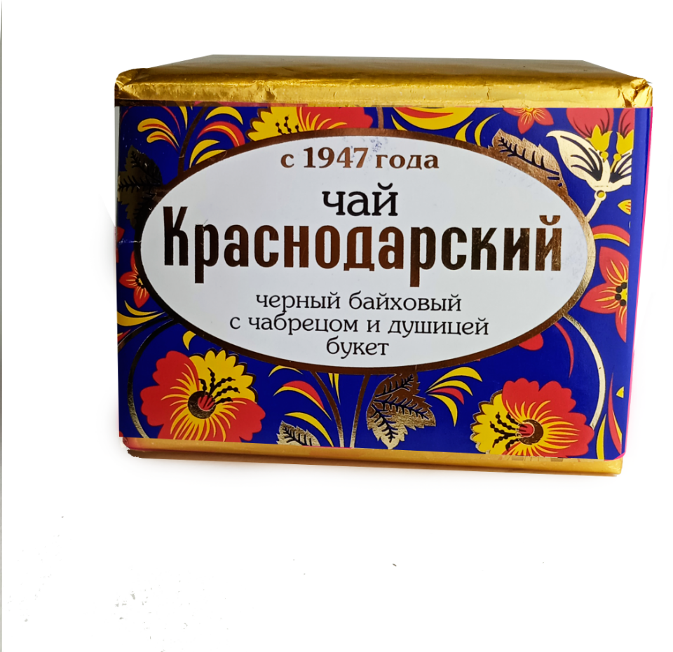 Чай чёрный Краснодарский с 1947 года - Букет с чабрецом и душицей, Россия, 50 гр.