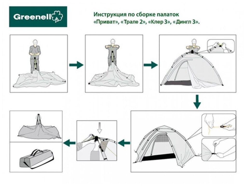 Палатка автомат Greenell Дингл 3 V2
