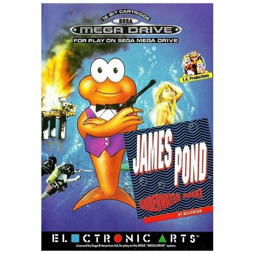 Джеймс Понд: Подводный Агент (James Pond: Underwater Agent) (16 bit) английский язык