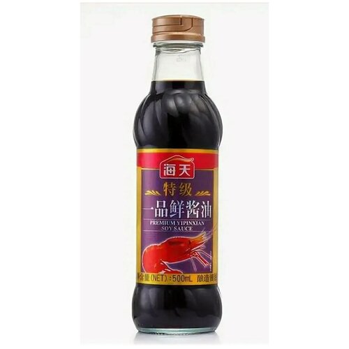 Соус соевый креветочный 500 мл. Haday Premium Yi Pin Xian Soy sauce Китай