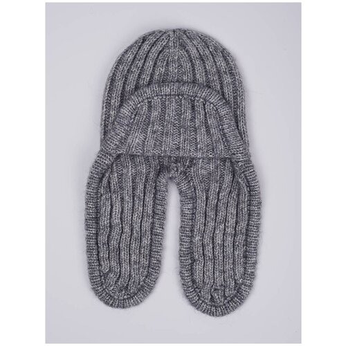 фото Шапка noryalli, размер 56/59, серый