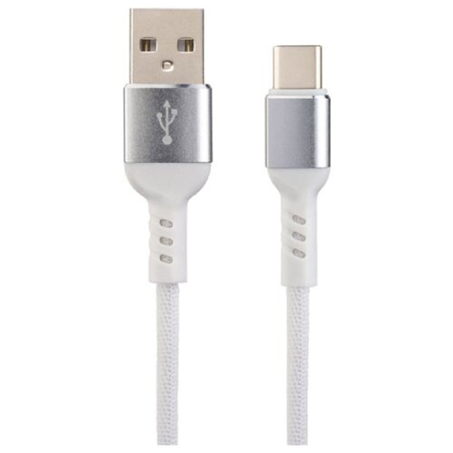 фото Мультимедийный кабель usb2.0 a вилка - usb c вилка, белый, длина 1 м., бокс (u4906) perfeo