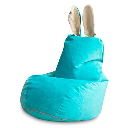 фото Dreambag кресло-мешок зайчик бирюзовый вельвет