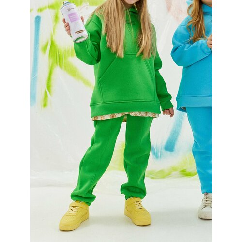 фото Брюки lemive, размер 36-140, зеленый