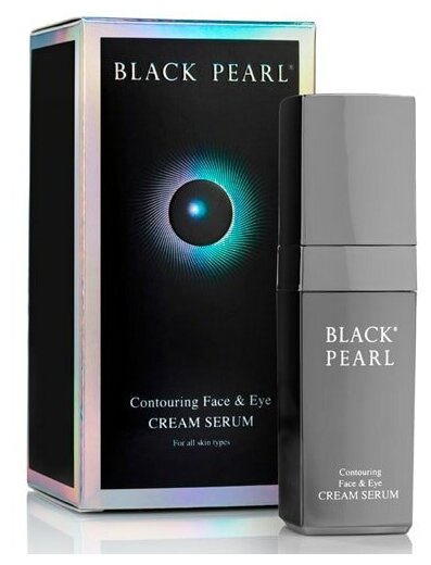 Контурный крем-серум для лица и глаз Black Pearl Contouring Face & Eye Cream Serum 30 мл