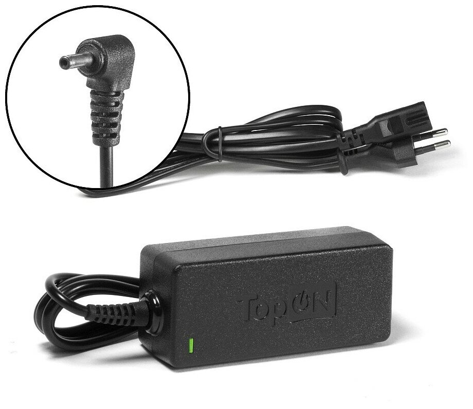 Блок питания TopON для Samsung 19V 2.1A (3.0x0.8) 40W ADP-40MH AB TOP-SA02