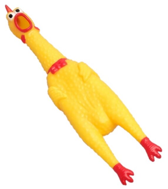Игрушка пищащая "Задумчивая курица", 30 см