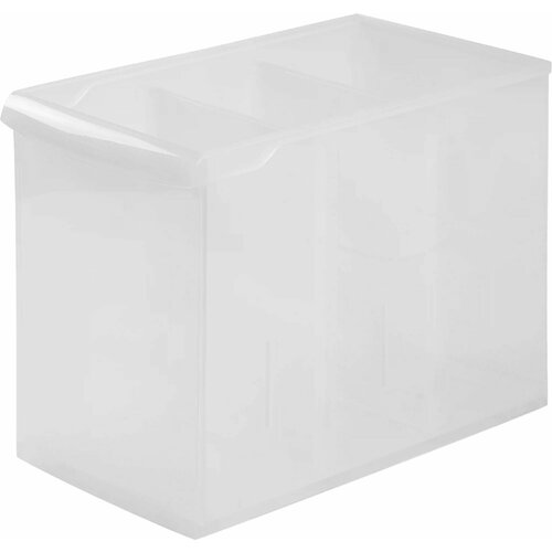 Контейнер 165x305x242 см 106 л с регулируемыми отделениями из прозрачного полипропилена подойдет для хранения различных предметов 1992₽