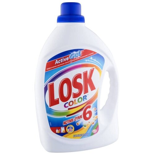 Losk Гель для стирки Active-zyme 6 Горное озеро, 1,3 л