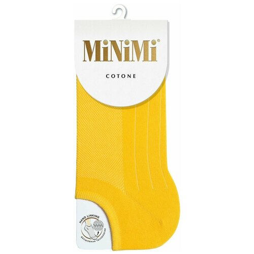 фото Minimi cotone 1101 (носки хлопок) (giallo / 35-38)