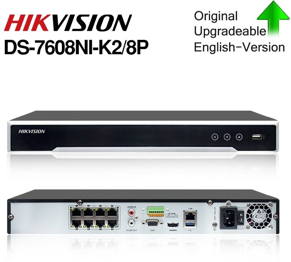 Видеорегистратор Hikvision DS-7608NI-K2/8P - фотография № 3