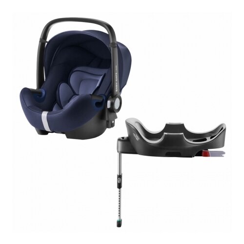 фото Автокресло-переноска группа 0+ (до 13 кг) britax romer baby-safe2 i-size + flex base, moonlight blue