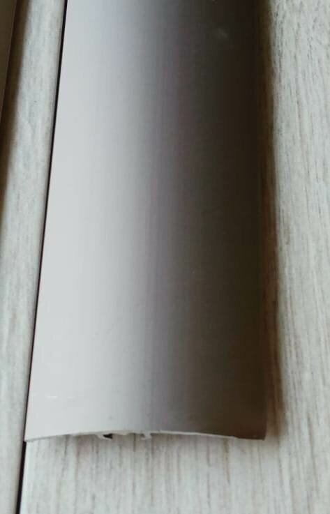 Порог 38 мм длина 09 м (со скрытым крепежом) бронза светлая