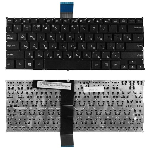 Клавиатура для ноутбука Asus X200CA X200 X200L X200LA X200M X200MA Series Плоский Enter Черная без рамки PN 0KNB0-1123RU00 1426₽