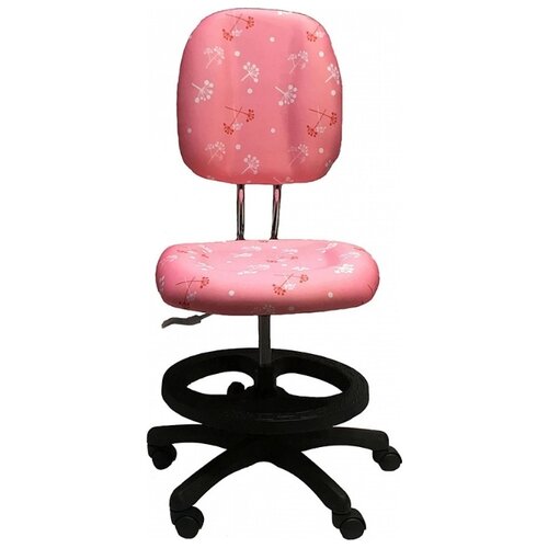 фото Детское компьютерное кресло libao lb-c17 розовый рисунок одуванчик