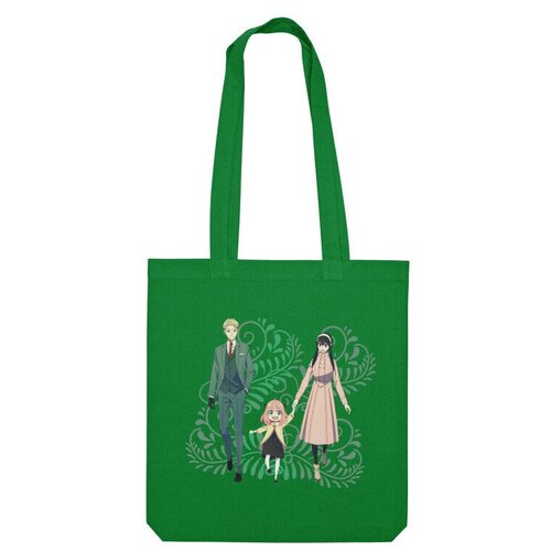 фото Сумка шоппер us basic, зеленый