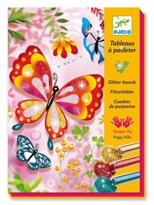 Раскраска Djeco Блестящие бабочки