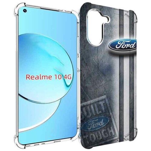 Чехол MyPads ford форд 2 для Realme 10 задняя-панель-накладка-бампер