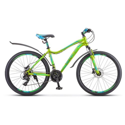 Велосипед Stels Miss-6000 D V010 Жёлтый/Зелёный (LU093825), 17'