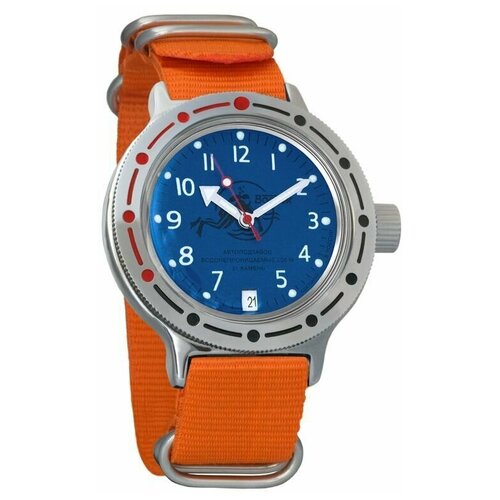 фото Наручные часы восток мужские наручные часы восток амфибия 420379, оранжевый