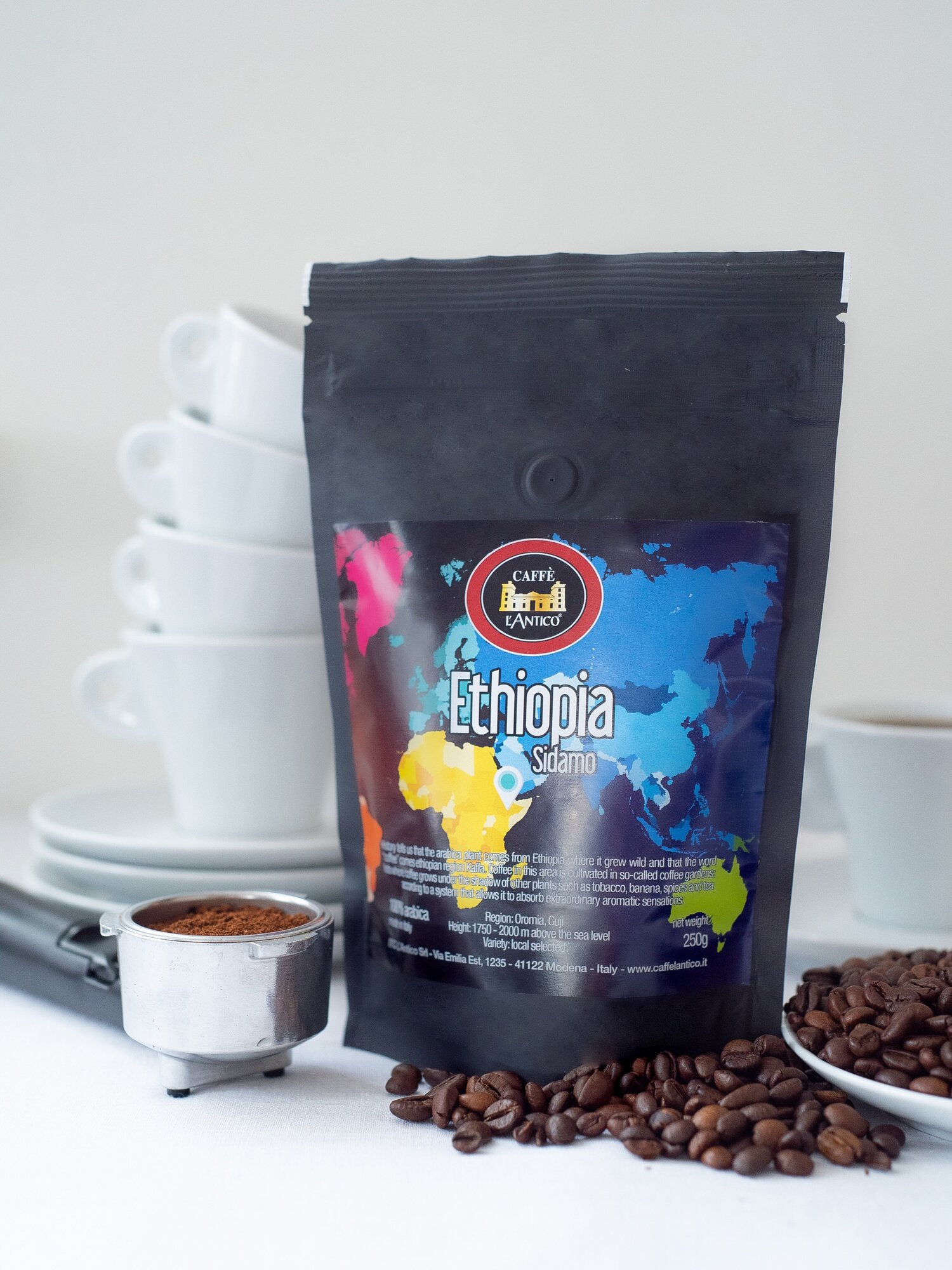 Кофе в зернах 100% Арабика с происхождением 250 гр. Ethiopia Sidamo - фотография № 4