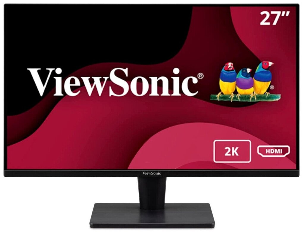 VIEWSONIC Монитор ViewSonic 27" VA2715-2K-MHD черный VA LED 4ms 16:9 HDMI M/M матовая 250cd 178гр/178гр 2560x1440 75Hz DP WQ 3.6кг VS18858