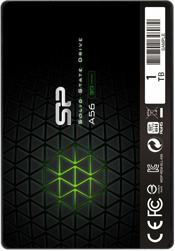 Накопитель SSD 2.5'' Silicon Power Ace A56 1TB 3D NAND TLC 560/530MBs 7mm черный - фото №4