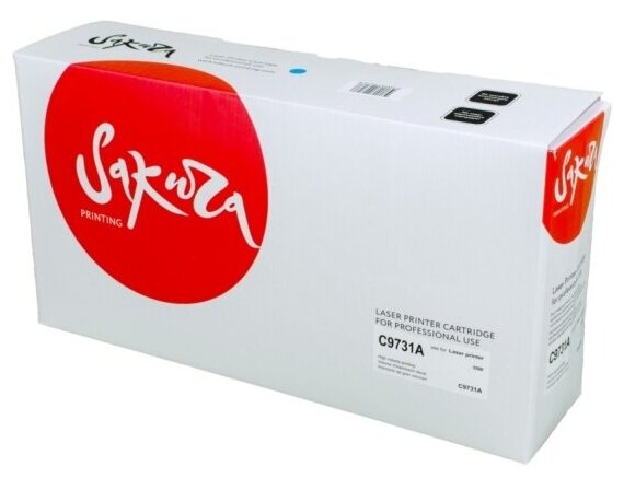 Картридж Sakura Printing Sakura C9731A (645A) для HP LJ 5500/LJ 5550, голубой, 12000 к.