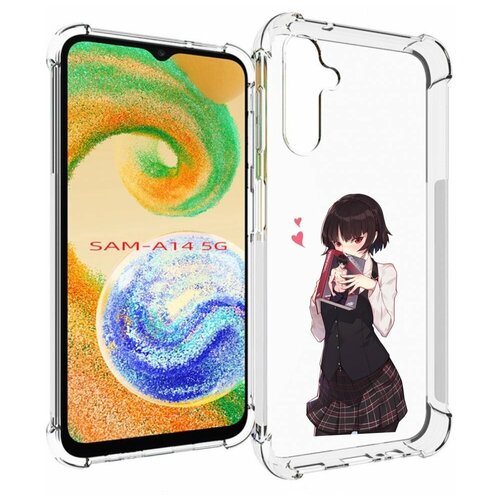 Чехол MyPads Persona 5 - Makoto Niijima для Samsung Galaxy A14 4G/ 5G задняя-панель-накладка-бампер