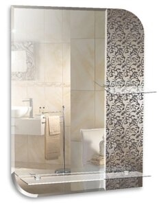 <b>Зеркало</b> Mixline Вьюн 537543 53.5x75 см Серия «Шарм» - это <b>зеркала</b> <b>с</b> дополнительным декорированием пе