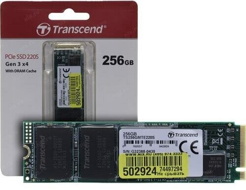 Твердотельный накопитель Transcend M.2 TS256GMTE220S - фотография № 4