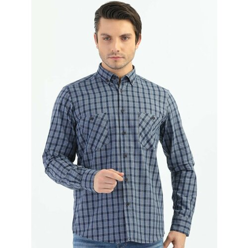 фото Рубашка melek's, размер m, бордовый